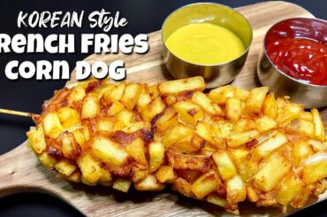 KOREAN STYLE FRENCH FRIES CORN DOG RECIPE | KOREAN STREET FOOD | GIAN SP
