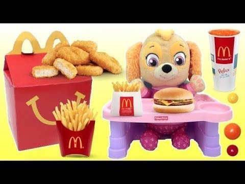 Puppy Skye Eats a McDonald's Happy Meal Puppy Skye Eats a McDonald's Happy Meal