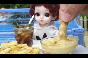 French Fries with Cheese Sauce Recipe | ASMR Miniature Cooking | Mini Meal Hub