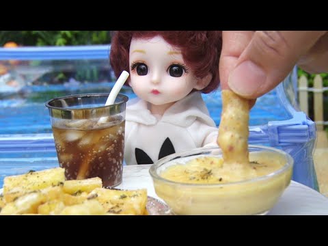 French Fries with Cheese Sauce Recipe | ASMR Miniature Cooking | Mini Meal Hub French Fries with Cheese Sauce Recipe | ASMR Miniature Cooking | Mini Meal Hub