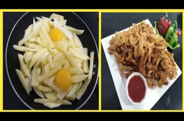 Crispy Egg French Fries Recipe || Egg Snacks || Easy Egg French Fries Recipe by cooking with Minsa