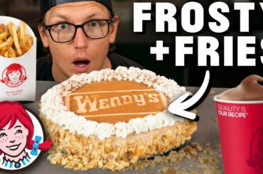 Josh Makes A Wendy's Frosty and French Fry Cheesecake