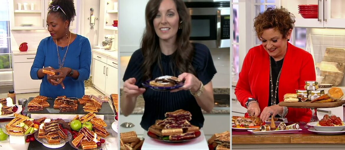 Authentic Gourmet (18) Filled French Waffles on QVC