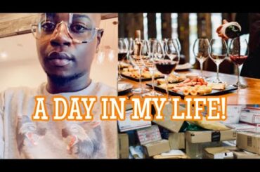 A DAY IN MY LIFE VLOG: SHOP WITH ME  + WINE TASTING | UNBOXING SUBSCRIBERS MAIL