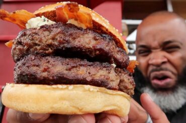 Eating At The WORST Reviewed Gourmet Burger Restaurant