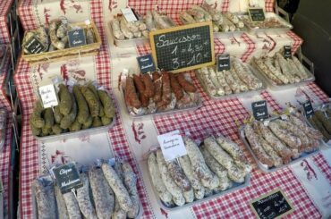 The Biggest Food and Flowers Market in Nice, France. Cours Saleya