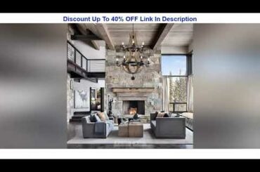 Top Rated 12 Light x 2-Tier Industrial Wine Barrel Chandelier Openwork Wood Wooden French Country S