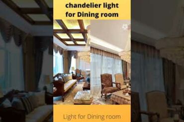 Crystal Chandelier Lighting For Dining Room| #shorts #youtubeshorts #shorts #shortsvideo