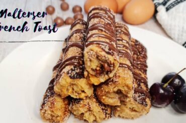 Malteser French Toast Rolls Up Recipe || Quick Breakfast Recipe