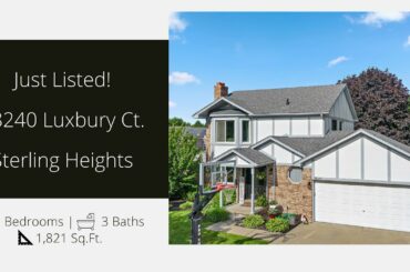 For Sale: 38240 Luxbury Court | Sterling Heights | Christina Gennari |248.550.4788