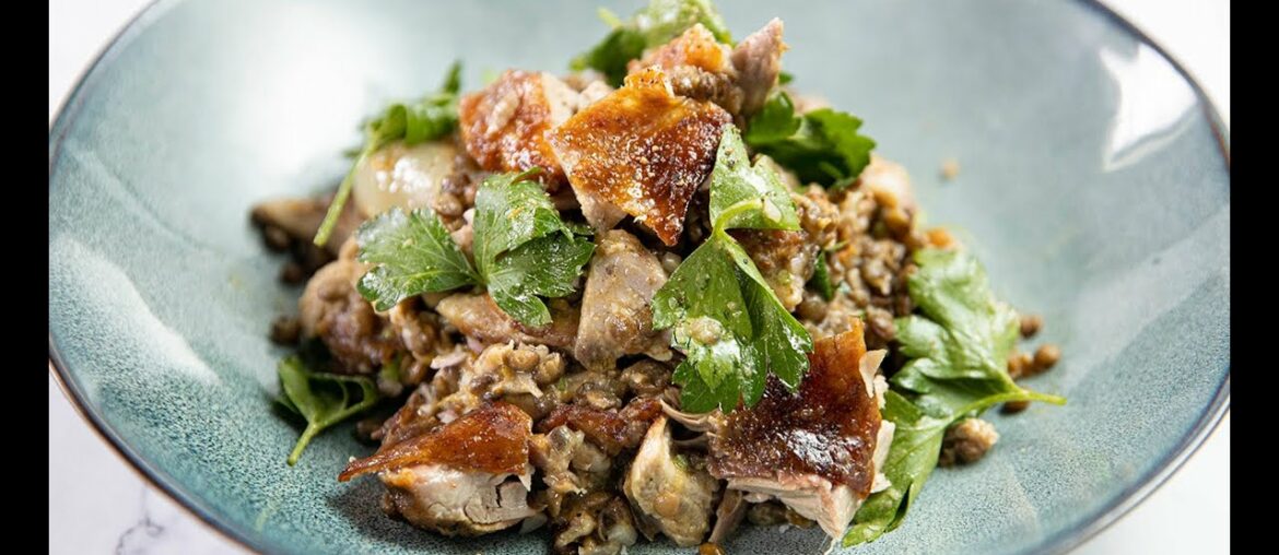 Confit Duck & Lentil Salad - Everyday Gourmet