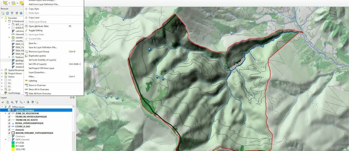 Explore Open Data for Hydrological Fieldwork in France Explore Open Data for Hydrological Fieldwork in France
