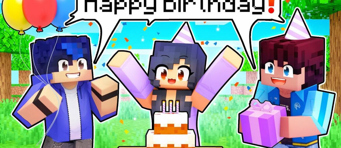 It's Aphmau's BIRTHDAY In Minecraft!