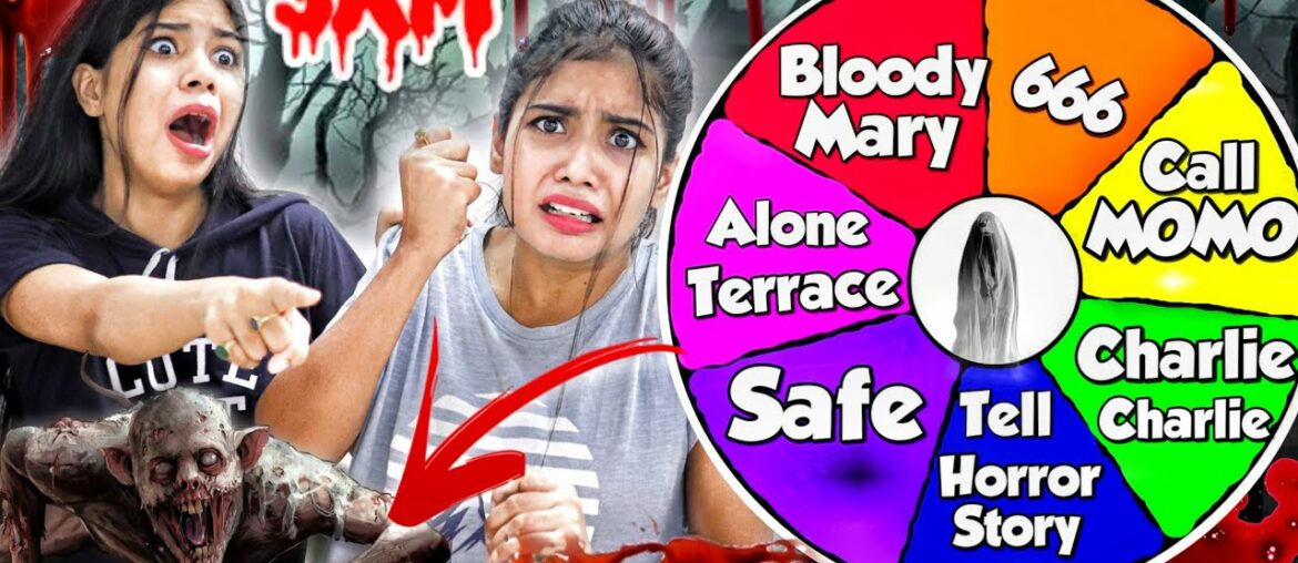 Scary SPIN THE WHEEL Challenge *Don't try this!!* Scary SPIN THE WHEEL Challenge *Don't try this!!*