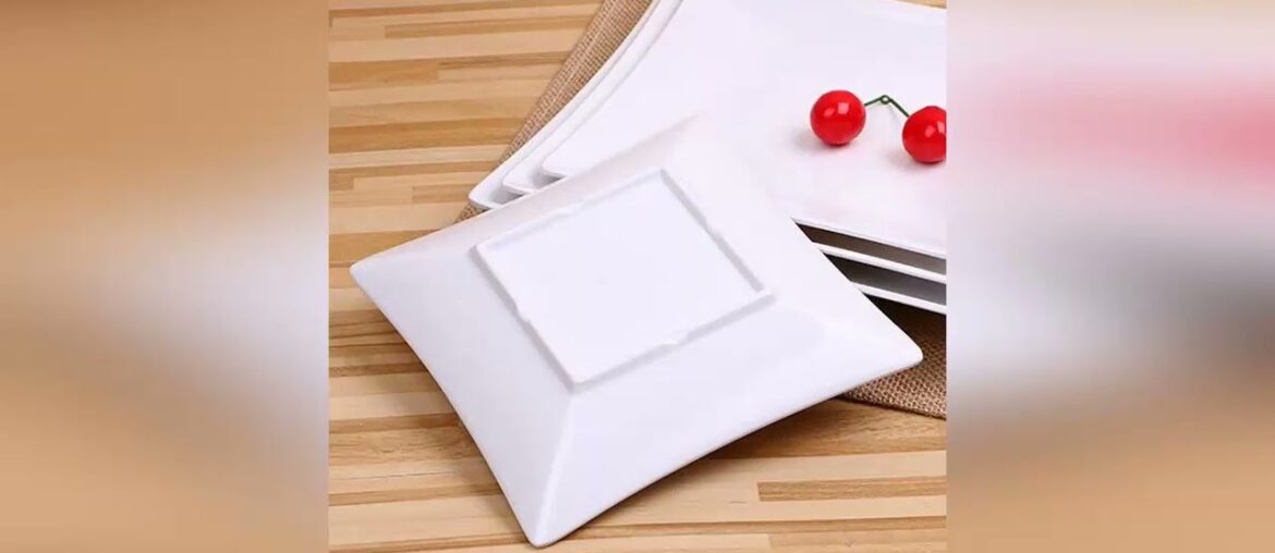 Melamine Dinnerware Dinner Plate Square Plate Western Restaurant Dishes A5 Melamine Tableware Frenc