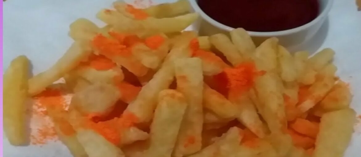 FRIED POTATO/HOW TO MAKE CRISPY FRENCH FRIES IN A EASIEST WAY