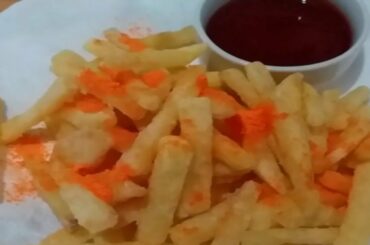 FRIED POTATO/HOW TO MAKE CRISPY FRENCH FRIES IN A EASIEST WAY