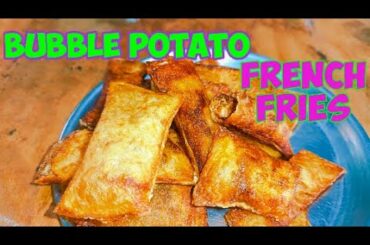 Bubble Potato Chips | Crispy French Fries |  Bubble Potato Bites | Potato Snacks Recipe