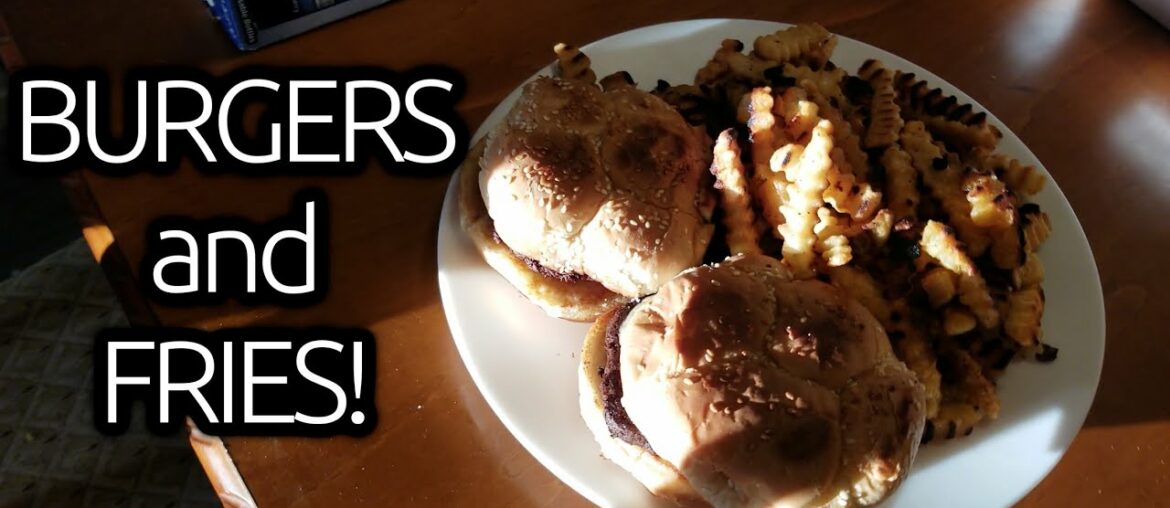 Burgers and Fries | Royal Gourmet Flat Top Griddle | Blackstone | CampChef