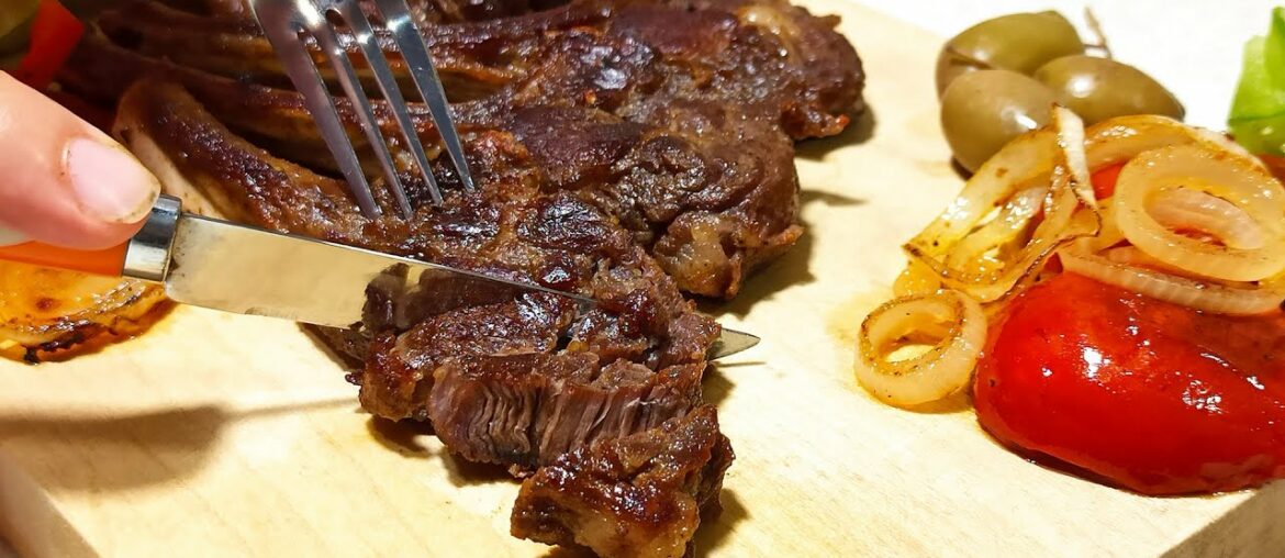 Lamb french cutlets | Best steak recipe | Easy  Fast Steak #Shorts