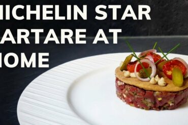 How to make BEEF STEAK TARTARE at home (Fine Dining Recipe)