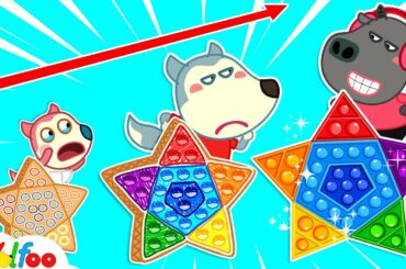 Wolfoo Plays Pop It Challenge with His Friends - Wolfoo Makes DIY Pop It | Wolfoo Channel