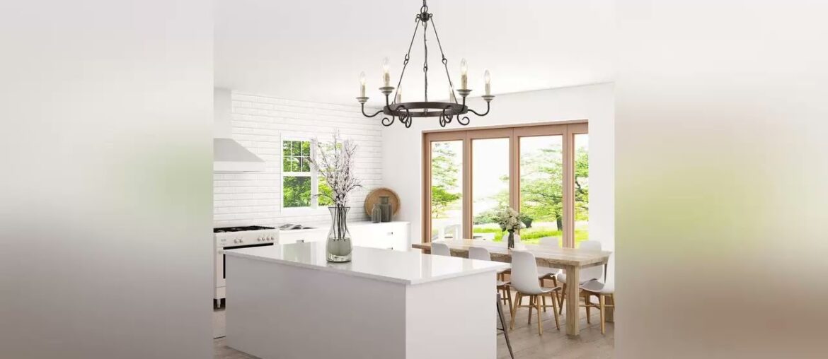 Up To 40% OFF LALUZ Dining Room Chandelier, Rustic Hanging Light Fixture, French Country Style for Up To 40% OFF LALUZ Dining Room Chandelier, Rustic Hanging Light Fixture, French Country Style for