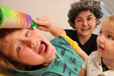 Granny Neighbor  -vs-  Adley & Niko!!  Train Rides and Doctor Visits just another neighborhood day