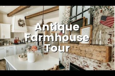 Antique Farmhouse Style Home Tour | Farmhouse Decorating Ideas 2021