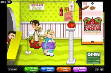 Papa's Cheeseria Y8 Browser Gameplay Walkthrough Part 22: Portallini Panini | ClickAGame