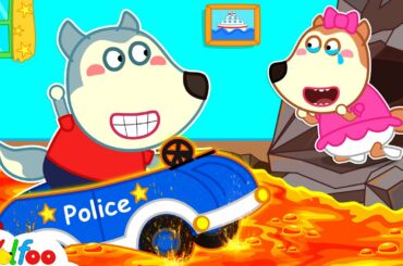 Wolfoo Pretend the Floor Is Lava and Has Fun Playtime with Lucy - Kids Pretend Play | Wolfoo Channel