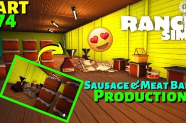 Full Production Sausage & Meat Ball - Ranch Simulator - PART 74 (HINDI) 2021