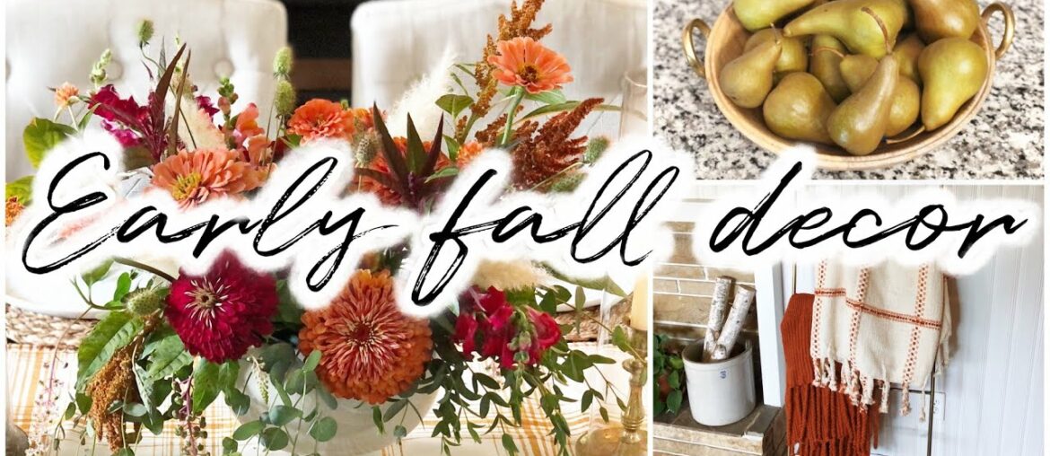 Early Fall Home Decor Tour 2021 | Elegant transitioning from Summer to Fall