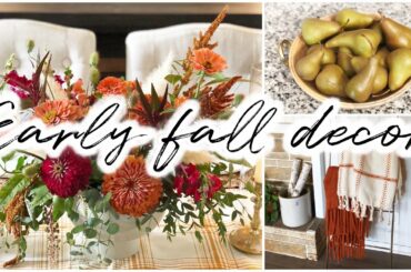 Early Fall Home Decor Tour 2021 | Elegant transitioning from Summer to Fall
