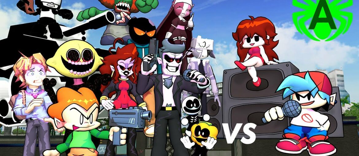 [FNF] Friday Night Funkin' Animation but its Boyfriend & Girlfriend VS Everyone