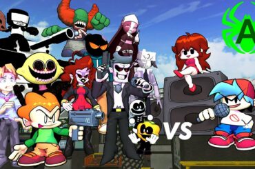 [FNF] Friday Night Funkin' Animation but its Boyfriend & Girlfriend VS Everyone