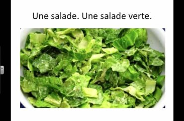 La nourriture 1 (French Food)