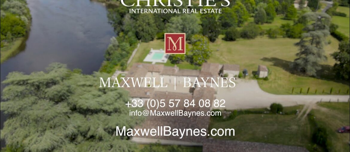 Beautiful C18th Chateau property for sale east of St Emilion, France. Maxwell-Baynes KM1058