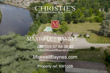 Beautiful C18th Chateau property for sale east of St Emilion, France. Maxwell-Baynes KM1058