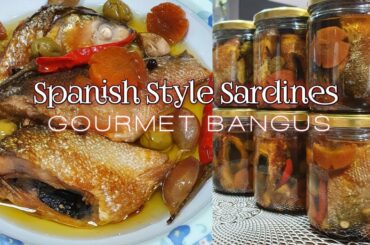 How to cook SPANISH STYLE SARDINES/ GOURMET BANGUS. Pang negosyo. For Business