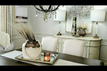 Dining Room Tour | Decorate With Me | Decorating Ideas