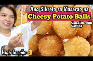 Cheesy Potato Balls PangNegosyo Recipe/Pica - Pica Complete with Costing