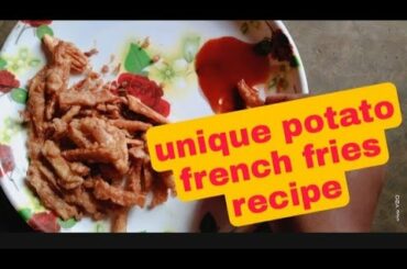 unique potato french fries recipe#short#short video#recipe