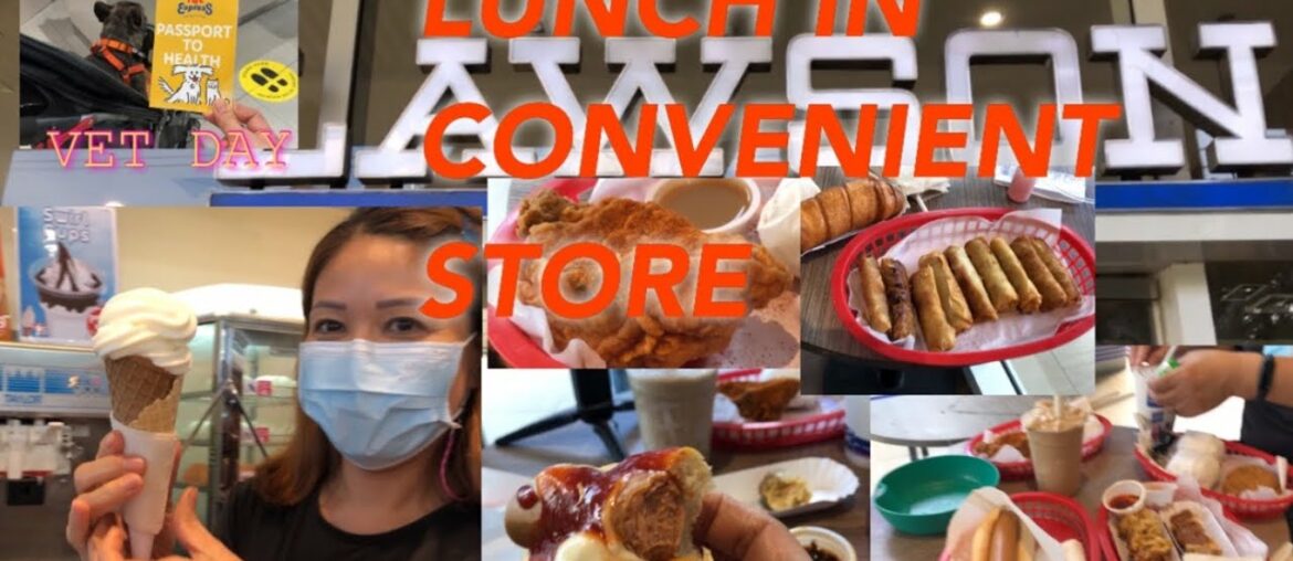 WE TRY ALL THE FOOD IN LAWSON CONVENIENT STORE + VET TIME FOR FRENCHIE | Vlog# 204 WE TRY ALL THE FOOD IN LAWSON CONVENIENT STORE + VET TIME FOR FRENCHIE | Vlog# 204