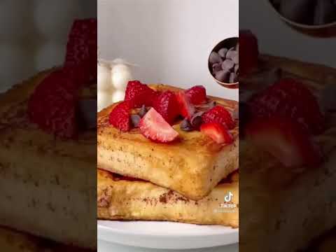 Breakfast recipe tiktok | french toast | french toast recipe | how to make french toast #shorts Breakfast recipe tiktok | french toast | french toast recipe | how to make french toast #shorts
