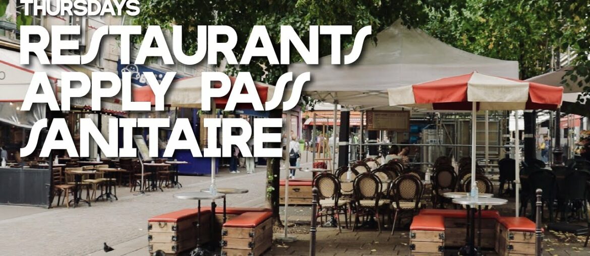 YOU NEED PASS SANITAIRE TO EAT IN PARIS | Emptier restaurants & terraces! Talking Thursdays Vlog #80 YOU NEED PASS SANITAIRE TO EAT IN PARIS | Emptier restaurants & terraces! Talking Thursdays Vlog #80