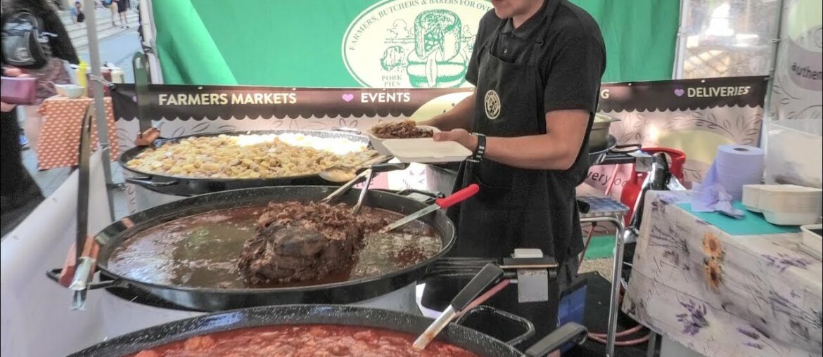 Huge Pans of French Food, Pulled Beef Confit and More Yummy Things. London Street Food