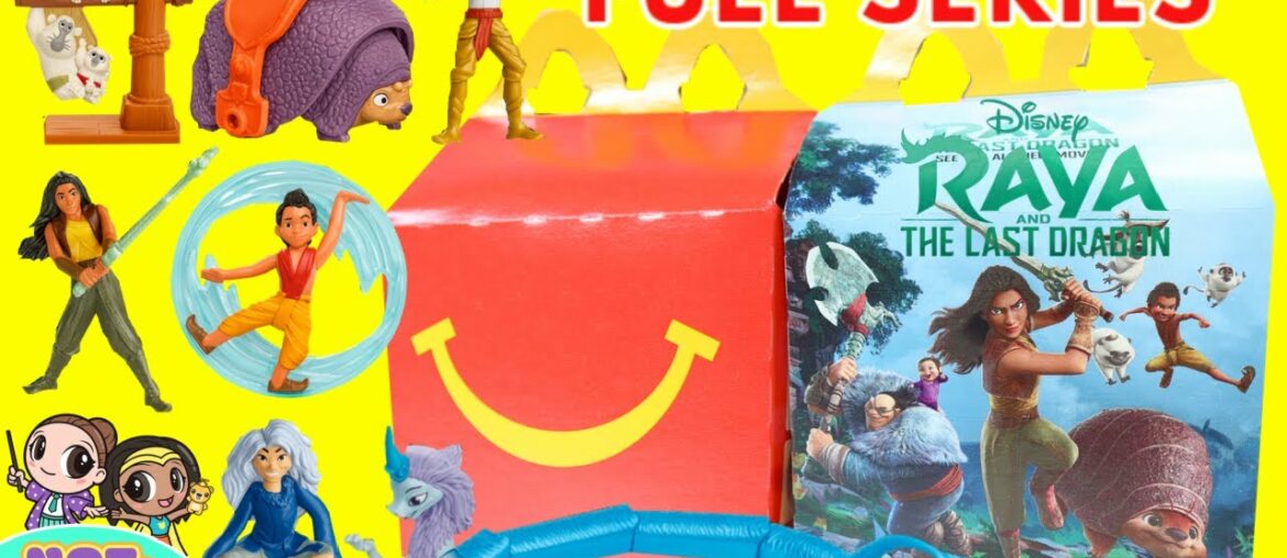 Disney RAYA AND THE LAST DRAGON McDonalds Happy Meal Toys 2021 Disney RAYA AND THE LAST DRAGON McDonalds Happy Meal Toys 2021