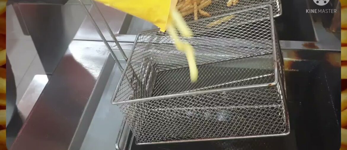 French fries Making in MAX Food Restaurant at Valiyora