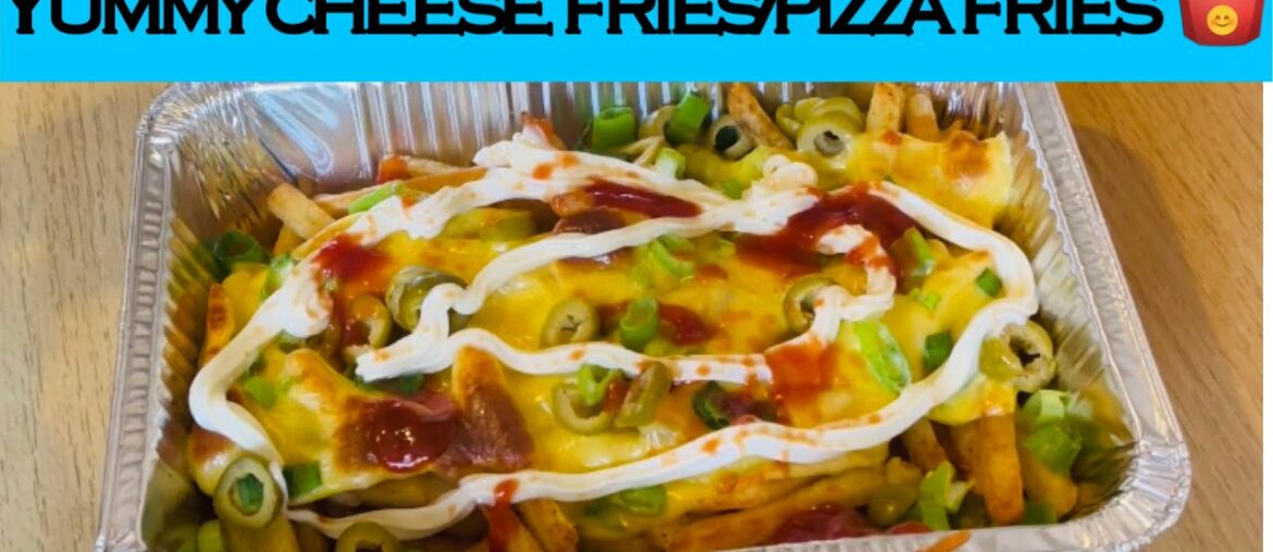 Pizza fries recipe/ french Fries/ Cheese fries/Life in germany/Urdu/Hindi